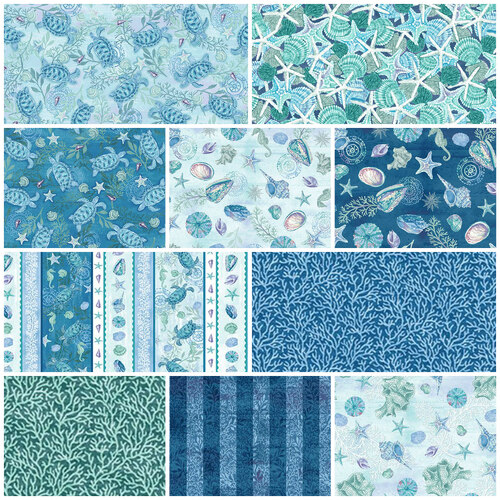 Salt & Sea Ocean Fat Quarter Fabric Bundle