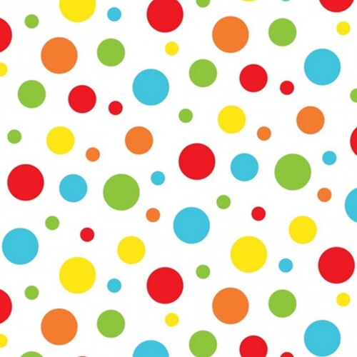 Wild & Bright Spots Multi White 80920-105