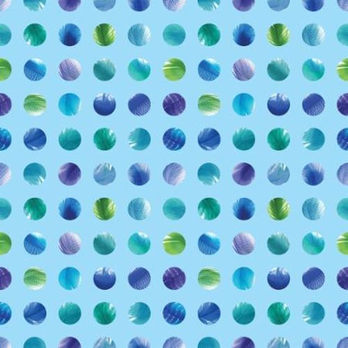 Fabric Remnant -Moda Gradients  Spots Dots Splash 90cm