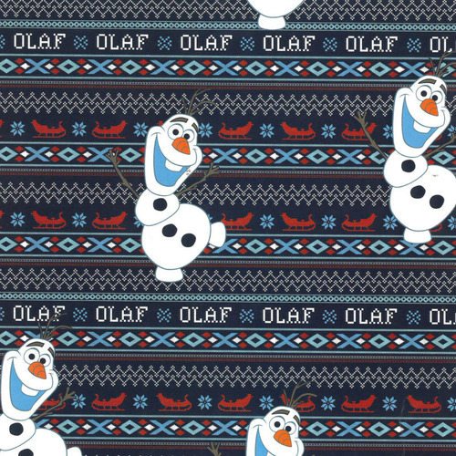 Fabric Remnant -Licensed Disney Frozen Olaf Alpine 63cm