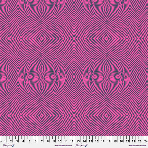 Tula Pink Moon Garden Lazy Stripe Dusk PWTP022