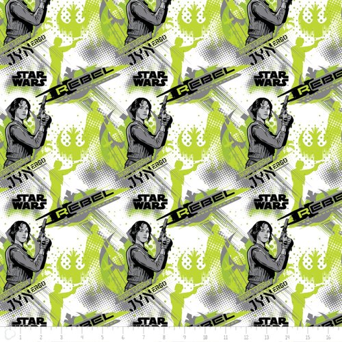 Fabric Remnant- Disney Star Wars Rebel Leader 40cm