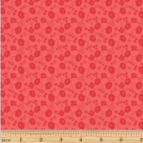 Fabric Remnant- Sew Excited Tonal Daisy 77cm