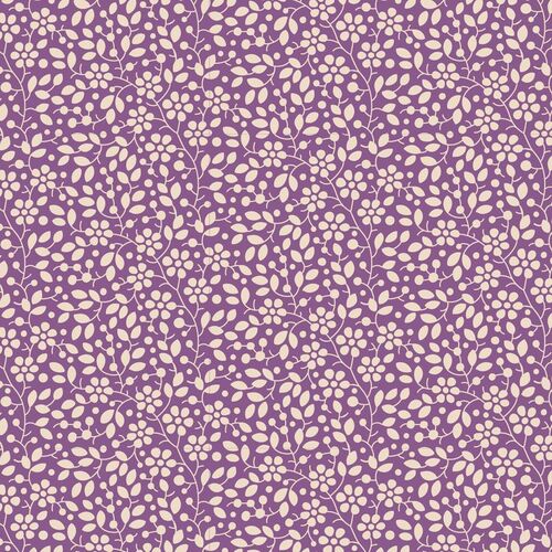 Tilda Cloudpie Basics Floral Vine Grape 110067