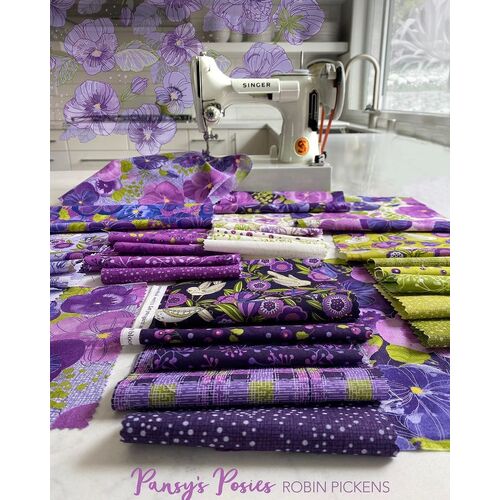 Moda Pansy's Posies 1/2 Metre Fabric Bundle