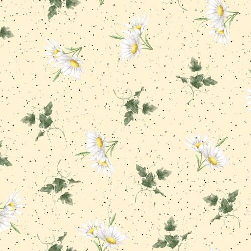 Bramble Patch Daisy Toss Yellow 10105-S