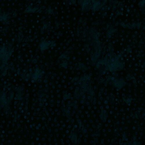Fabric Remnant -	 Ayu Marble Dot Batik Navy 80cm