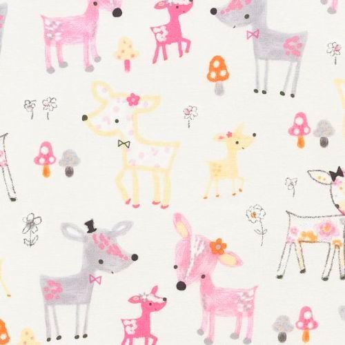Pastel Deer Michael Miller Per Metre