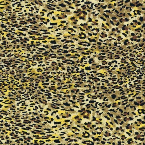 Fabric Remnant - Animal Print Leopard Skin 84cm