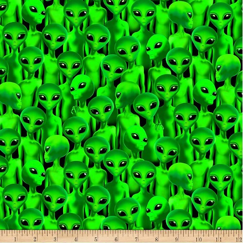 Extraterrestrial Aliens Green TT-CD8842