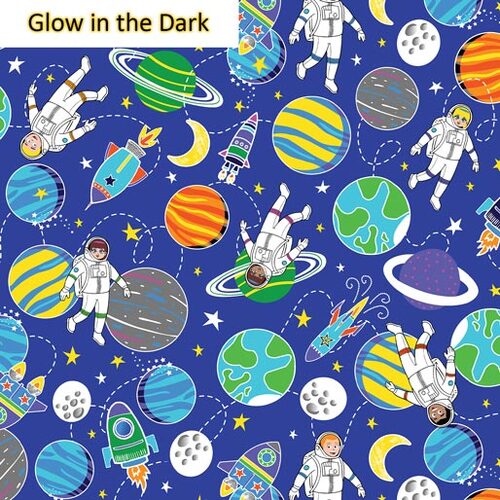 Lift Off Intergalactic Astronauts Glow in the Dark Royal 0352