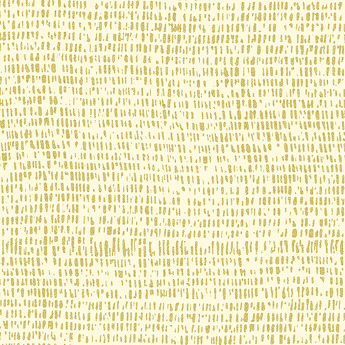 Metallic Mixers Scroll Cream Gold Dashes 807 Per Metre