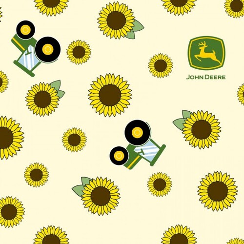 Licensed John Deere Tractors Sunflowers 103