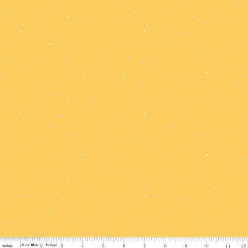 Riley Blake Dapple Dot Spots Yellow C640