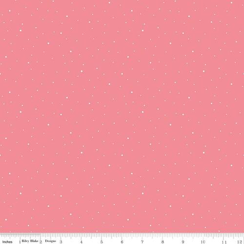 Riley Blake Dapple Dot Spots Sugar Pink C640