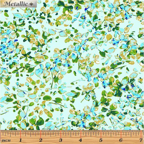 Fabric Remnant -Watercolour Wishes Petal Party 67cm