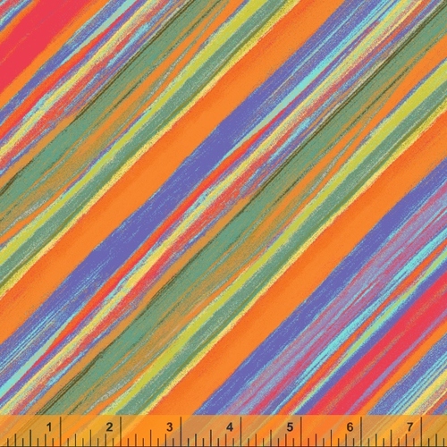 Vista Diagonal Bias Stripe Road Trip Multi 52804D-1