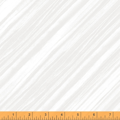 Vista Diagonal Bias Stripe Tonal White 52804D-10