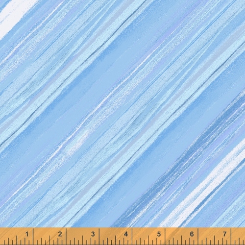 Vista Diagonal Bias Stripe Sky Blue 52804D-7