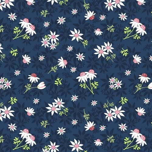 Fabric Remnant -Roaming the Mallee Australian Floral 73cm