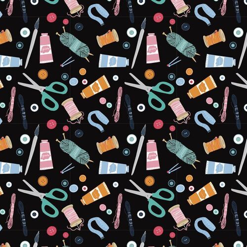Fabric Remnant -Make Something Sewing Craft Supplies 75cm