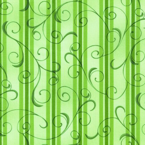 Brightly So Tonal Swirl Stripe Green 211767