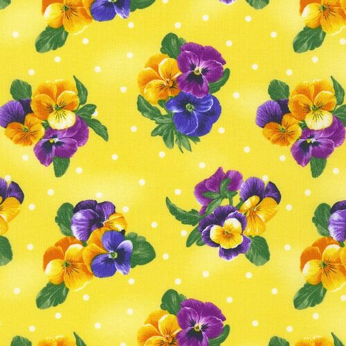 Brightly So Pansy Bouquet Spots Yellow 211715
