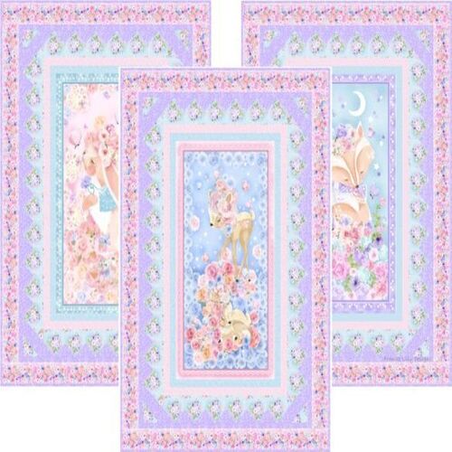 Wonderous Woodland Purple Border Quilt Kit