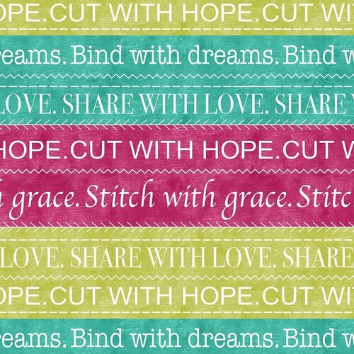 Sew Bloom Stitch Stripe Sewing Words 8199