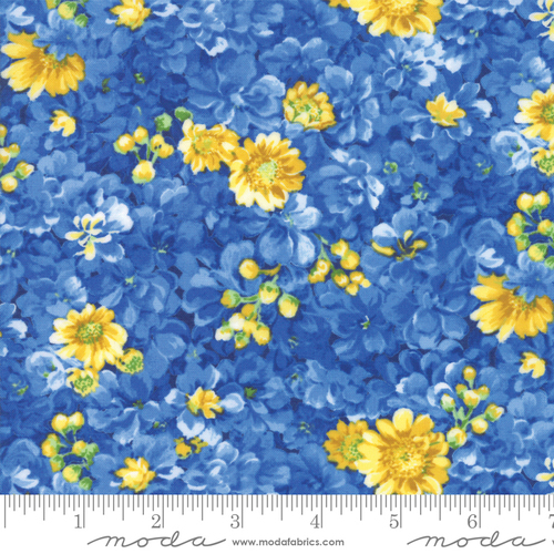 Fabric Remnant - Summer Breeze Flower Patch 68cm