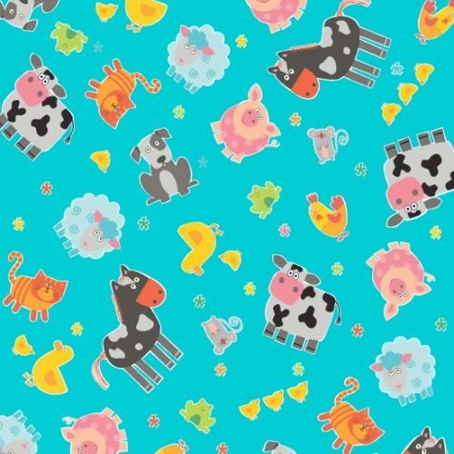 Funny Farm Animal Toss Blue