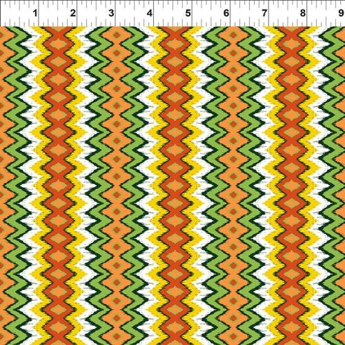 Jungle Friends Zig Zag Stripe Multi 10JF-1