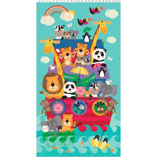 Noah & Friends Animal 24" Panel Y3331-56