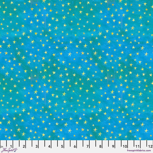 Magic Friends Scattered Stars Teal PWMC032