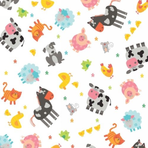 Funny Farm Animal Toss White