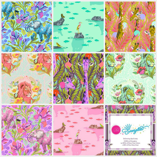 Tula Pink Everglow Animals Fat Quarter Bundle