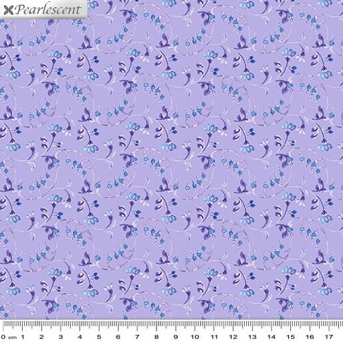 Violet Twilight Scrolling Buds Lilac 7923P-60 Per Metre
