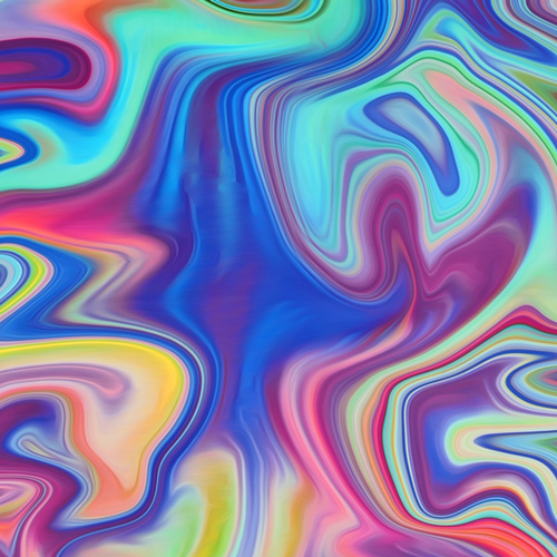 Vivid Swirls Rainbow Multi Blender 08