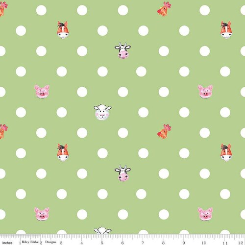 Crayola Colouring on the Farm Animal Dots Green 12233