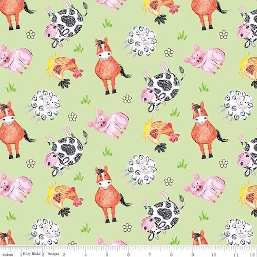 Crayola Colouring on the Farm Animals Green 12231