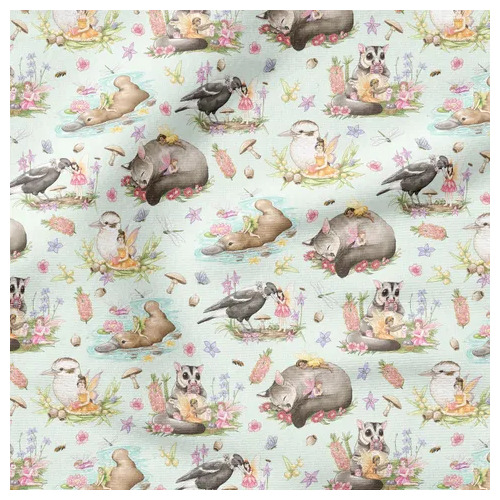Australian Fairy Friends Allover Mint DV5603