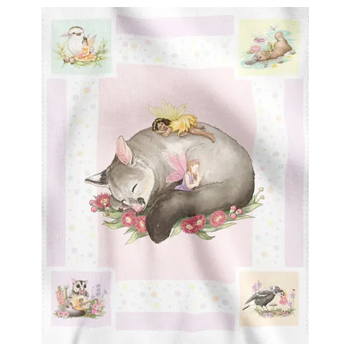 Australian Fairy Friends Animals Possum Panel DV5608