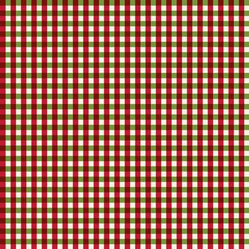 Winter Joys Christmas Gingham Check Red 2860-88