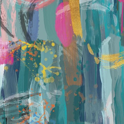 Fabric Remnant -Karin Roberst Brushstroke Wideback 49cm