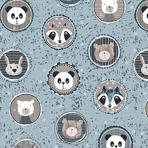 Panda Fox Bear Rabbit Circles 4501 189