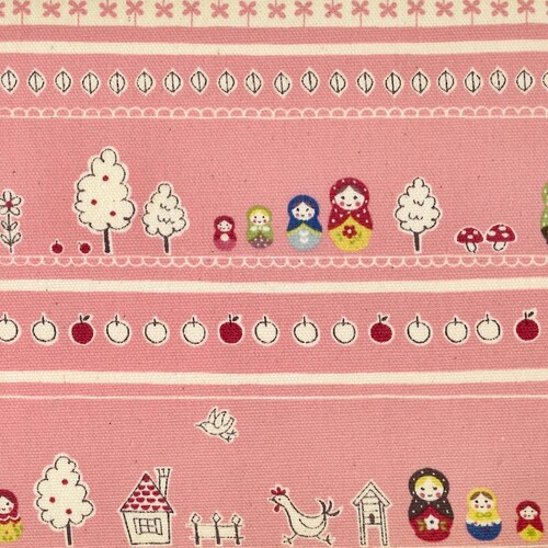 Mini Matryoshka Russian Dolls Pink KP39300 300A