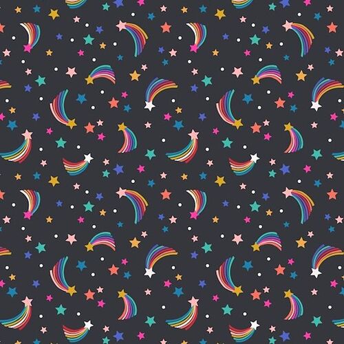 Over the Rainbow Shooting Stars Nearly Black LEA580 003 