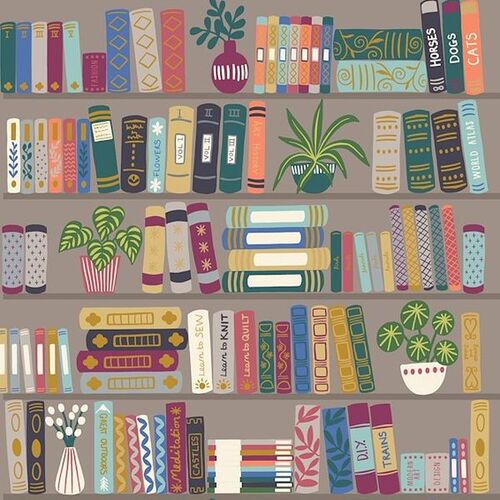 Bookworm Book Shelve Brown LEA552 002