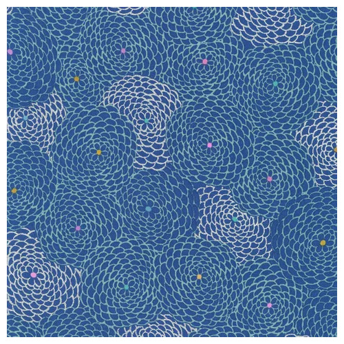 Imperial Collection Metallic Oriental Floral Lapis 21201 228