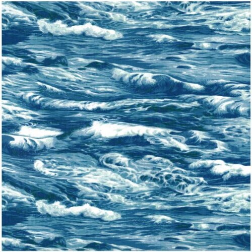 Sea Ocean Waves Blue 86050
